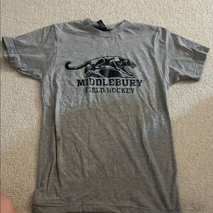 Tultex Gray Graphic Tee - Middlebury Field Hockey